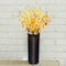Uniquewise Brown Decorative Contemporary Mango Wood Ribbed Design Cylinder Shaped Table Vase, 16 Inch QI004432.S - alternate 5
